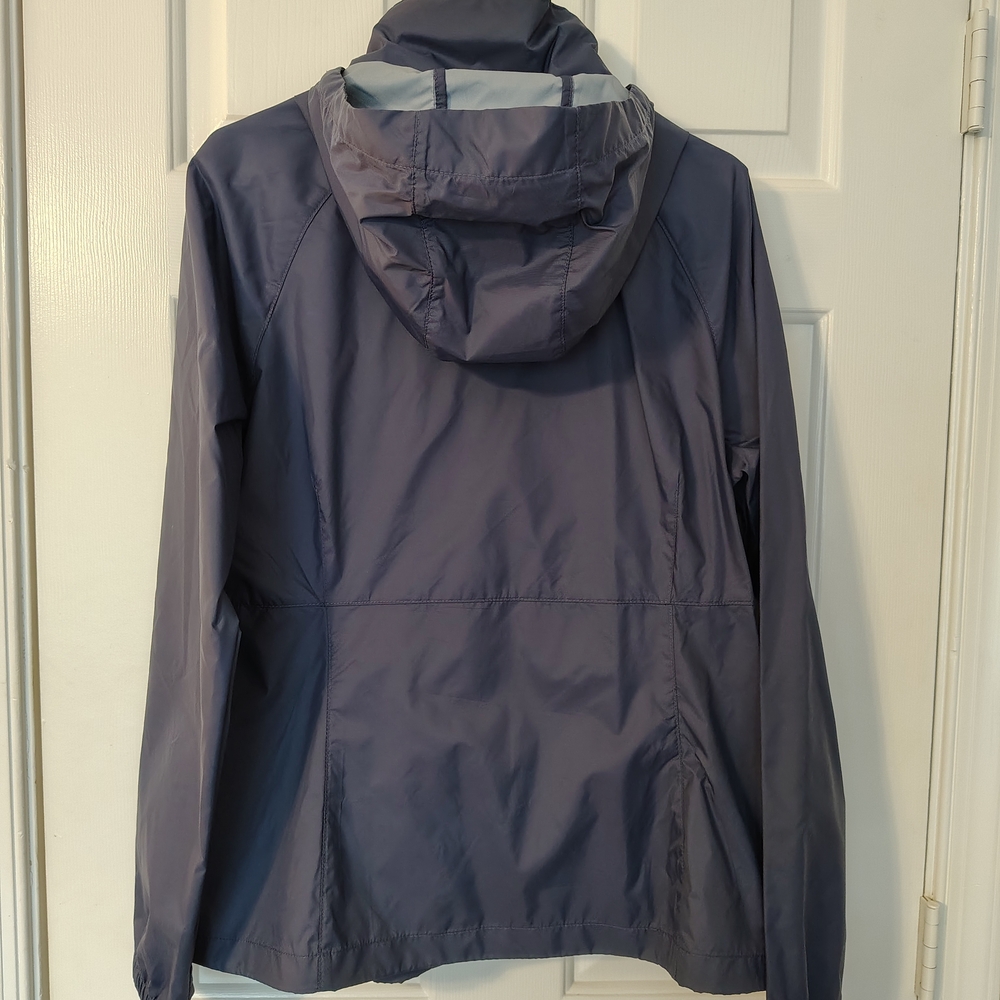 Columbia Windbreaker Jacket With Hood Blue - Picture 5 of 10